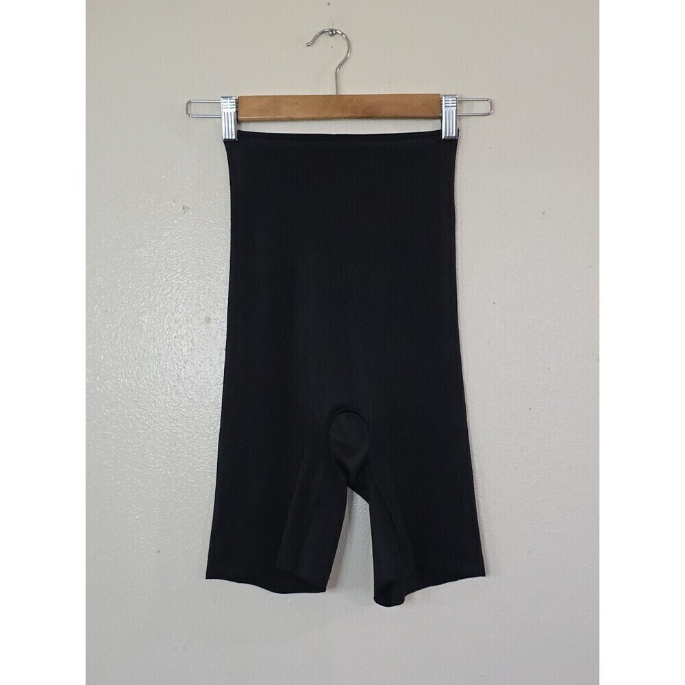 Spanx High Waist Tummy Control Shapewear Shorts Black Small Firm Control - Picture 2 of 9